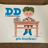 Poster dd lithographic sock 58 x 38 " price s"excellence"