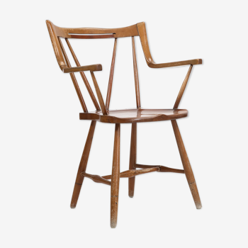 Chair with stained beech frame, Nils Koppel, Eva Koppel, 1947
