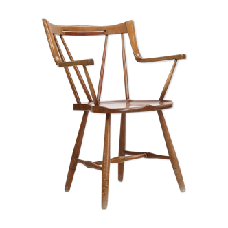 Chair with stained beech frame, Nils Koppel, Eva Koppel, 1947