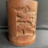 Porte-pinceaux bois lettrés immortels pins