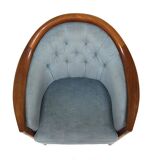 “Fabiola” velvet armchair, Bröderna Andersson, Sweden, 1960