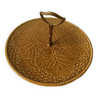 Earthenware cheese board from Gien 1960