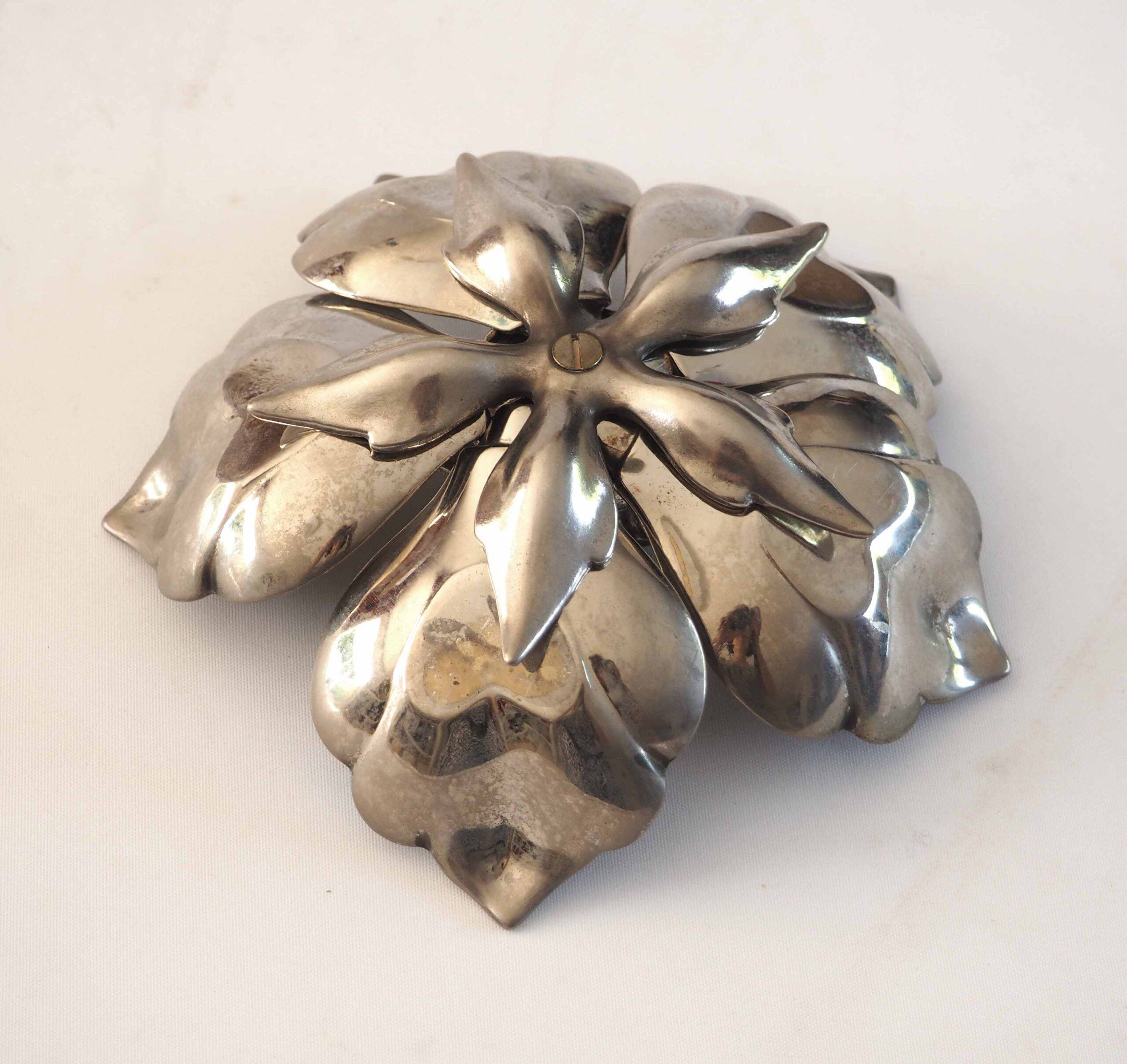Flower candle holder/ashtray by S. Agudo