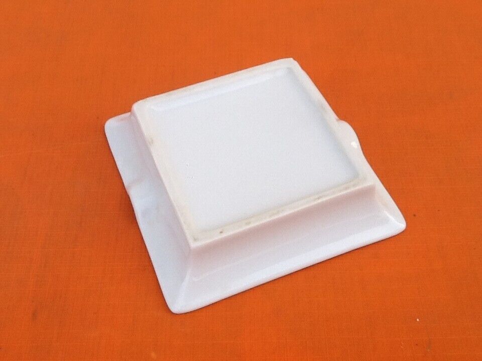 Hand ashtray White porcelain Artist Yves Ducourtioux