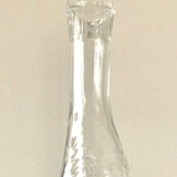 Carafe, bottle shaped fish in glass