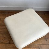Pouf en cuir années 70/80