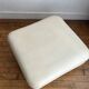 Leather pouf from the 70s/80s