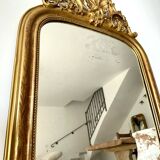 Antique Louis-Philippe mirror with pediment