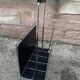 Magazine holder vintage imitation leather mid-century 1970