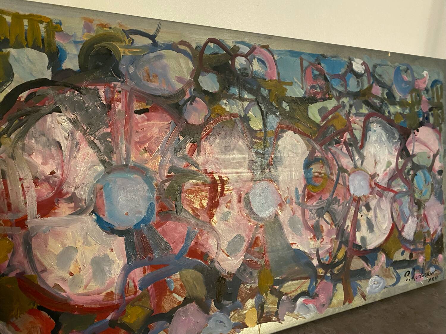 Abstract still life signed Landauer