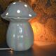 Iridescent ceramic night light for children, Italian.