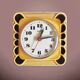 Vintage ceramic wall clock