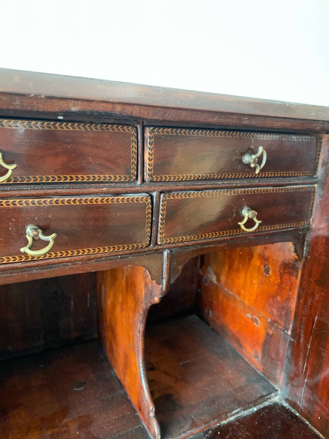 Old English Slope Desk 19th Century