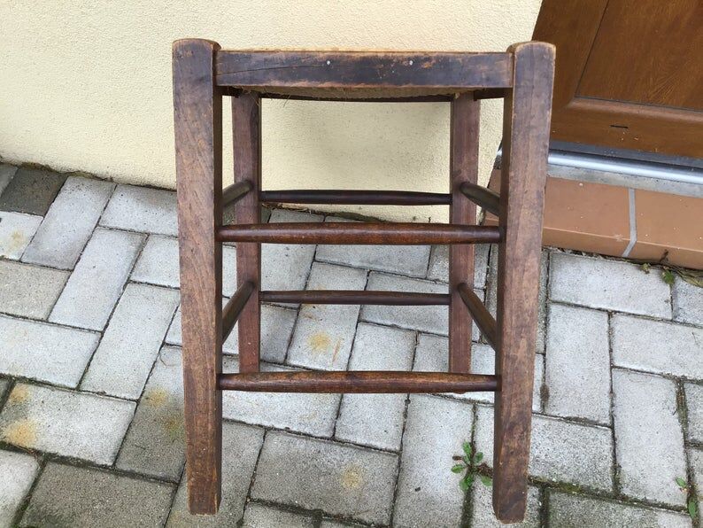 Vintage wooden farm hanger