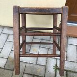 Tabouret de ferme en bois vintage