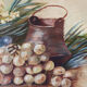 Still Life with Grapes Oil on Canvas
