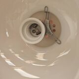 Suspension lamp "derby" in triplex opal glass – karel volf, osvě