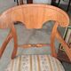Pair of Biedermeier armchairs in light wood – 19th century