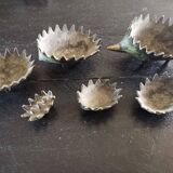 Nesting hedgehog ashtrays