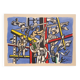 Fernand LEGER - Les Constructeurs, 1985 - Affiche lithographique signée