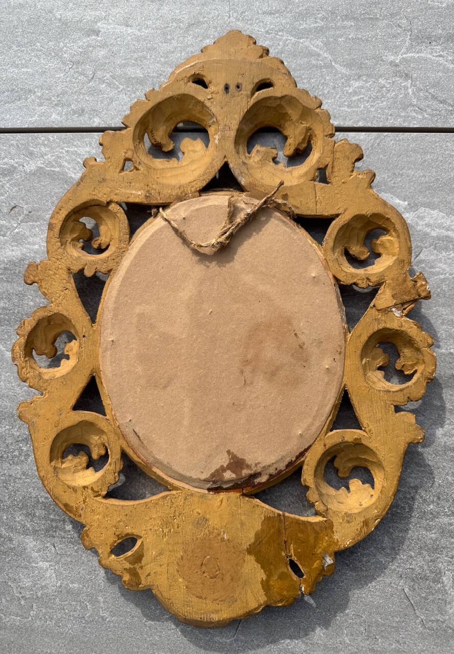 Pair of Italian Baroque mirrors, late 19th, early 20th century