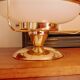 Vintage ceiling light Steinhauer with opal glass