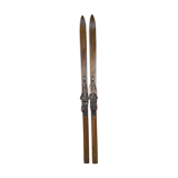 Old pair of skis wood 1900