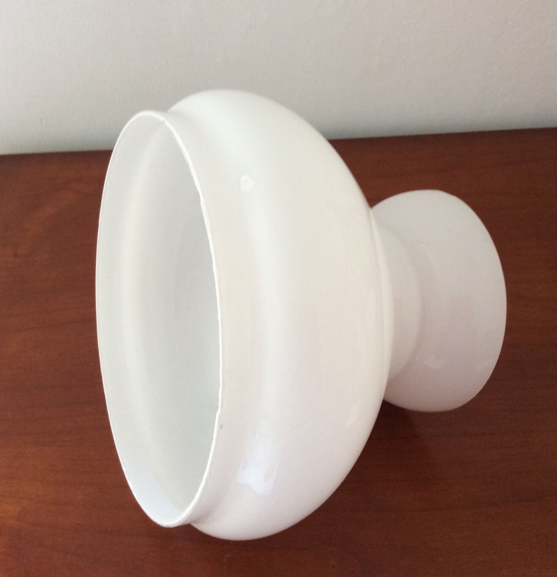 Globe opaline pour lampe ou suspension