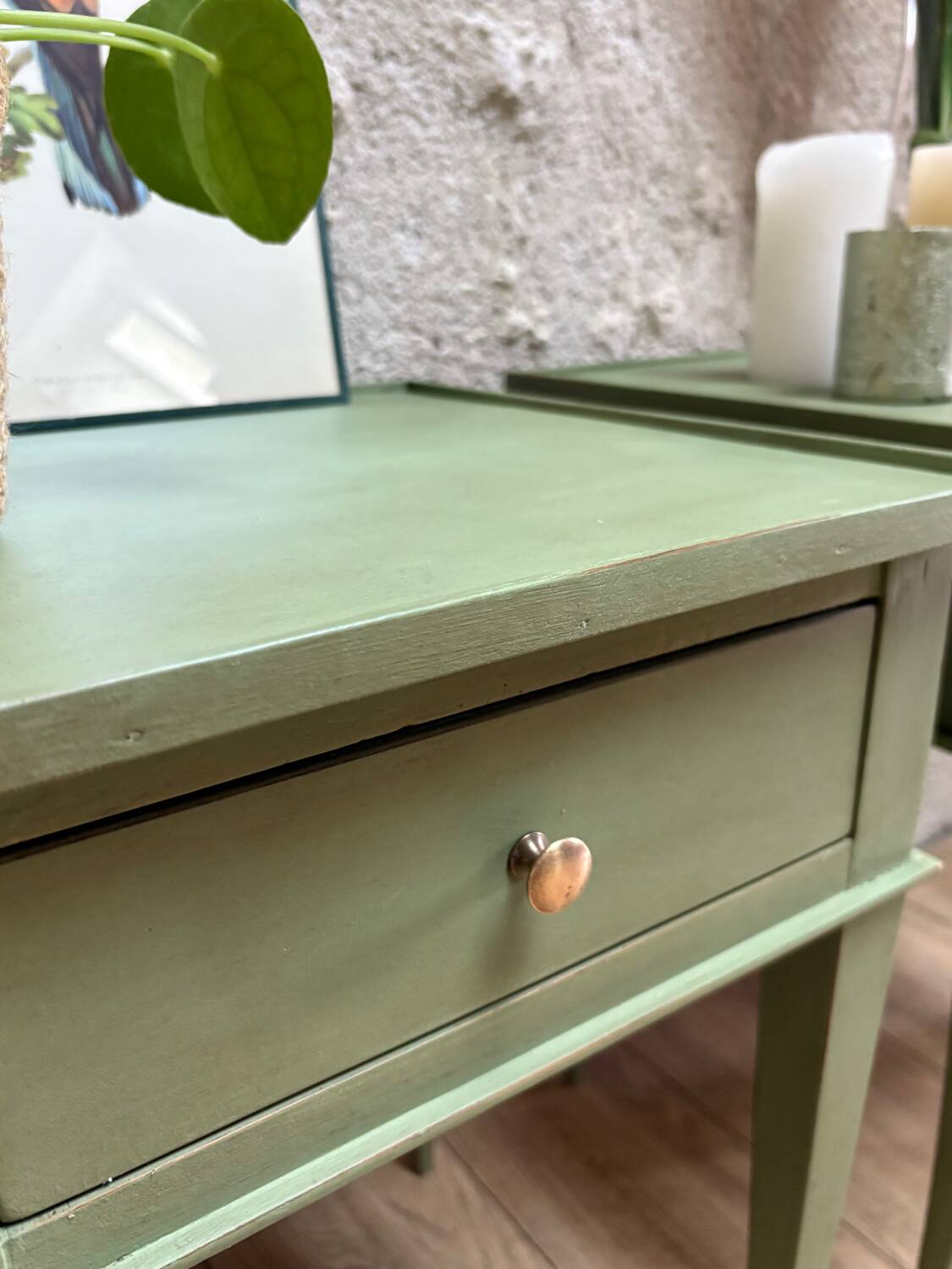 Pair of vintage bedside tables