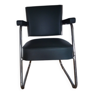 fauteuil de bureau industriel - skai vert