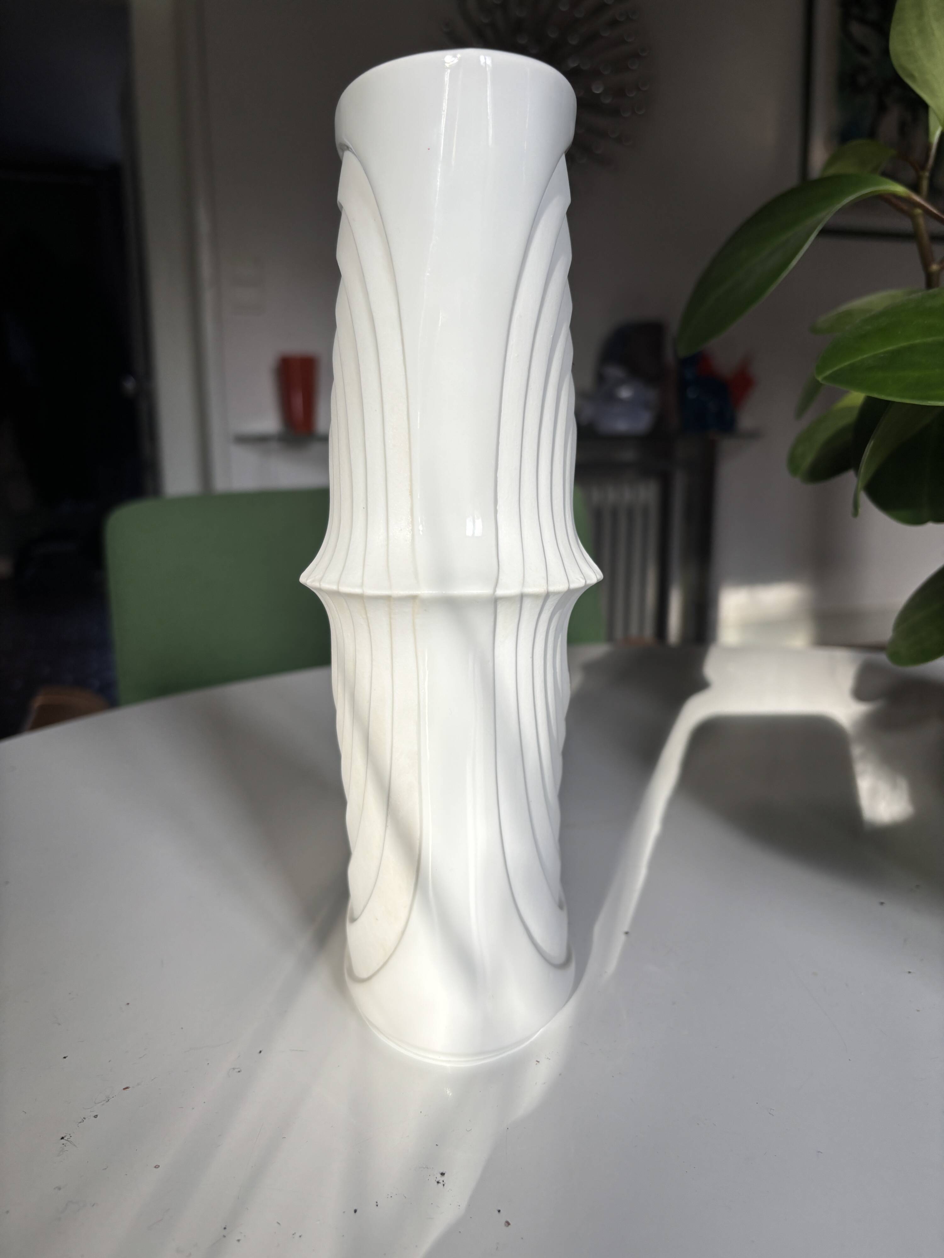 Rosenthal Bavaria vase in white porcelain, Germany 1960