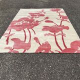 Modern carpets, floral art