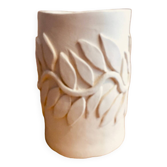 Vase céramique brut artisanal