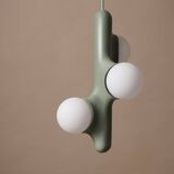 Prickly pear suspension - cactus enamel