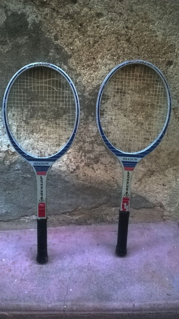 Paire de raquettes de tennis vintage