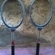Paire de raquettes de tennis vintage