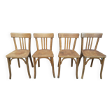 Série de 4 chaises bistrot Baumann