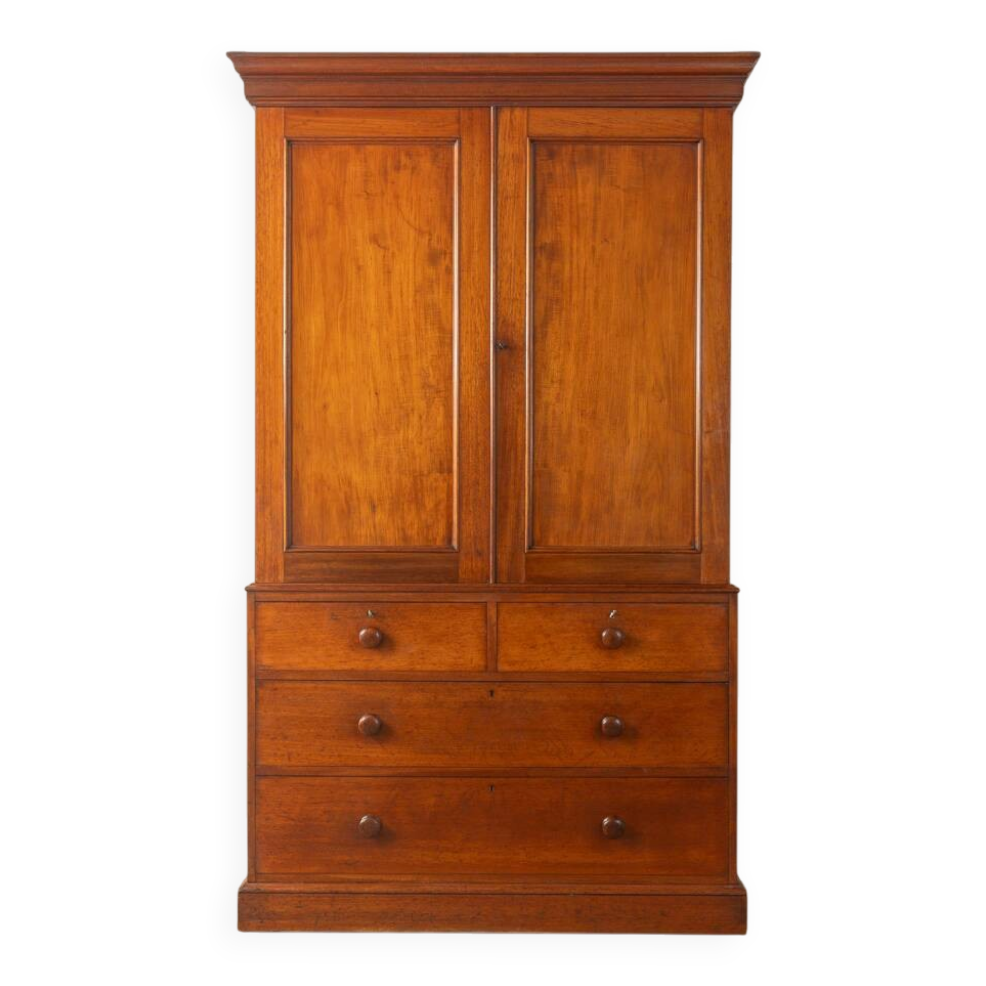 1840s Linen Press laundry cabinet, vintage