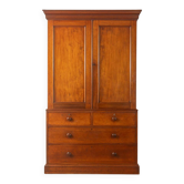 1840s Linen Press laundry cabinet, vintage