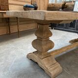 Solid oak monastery table