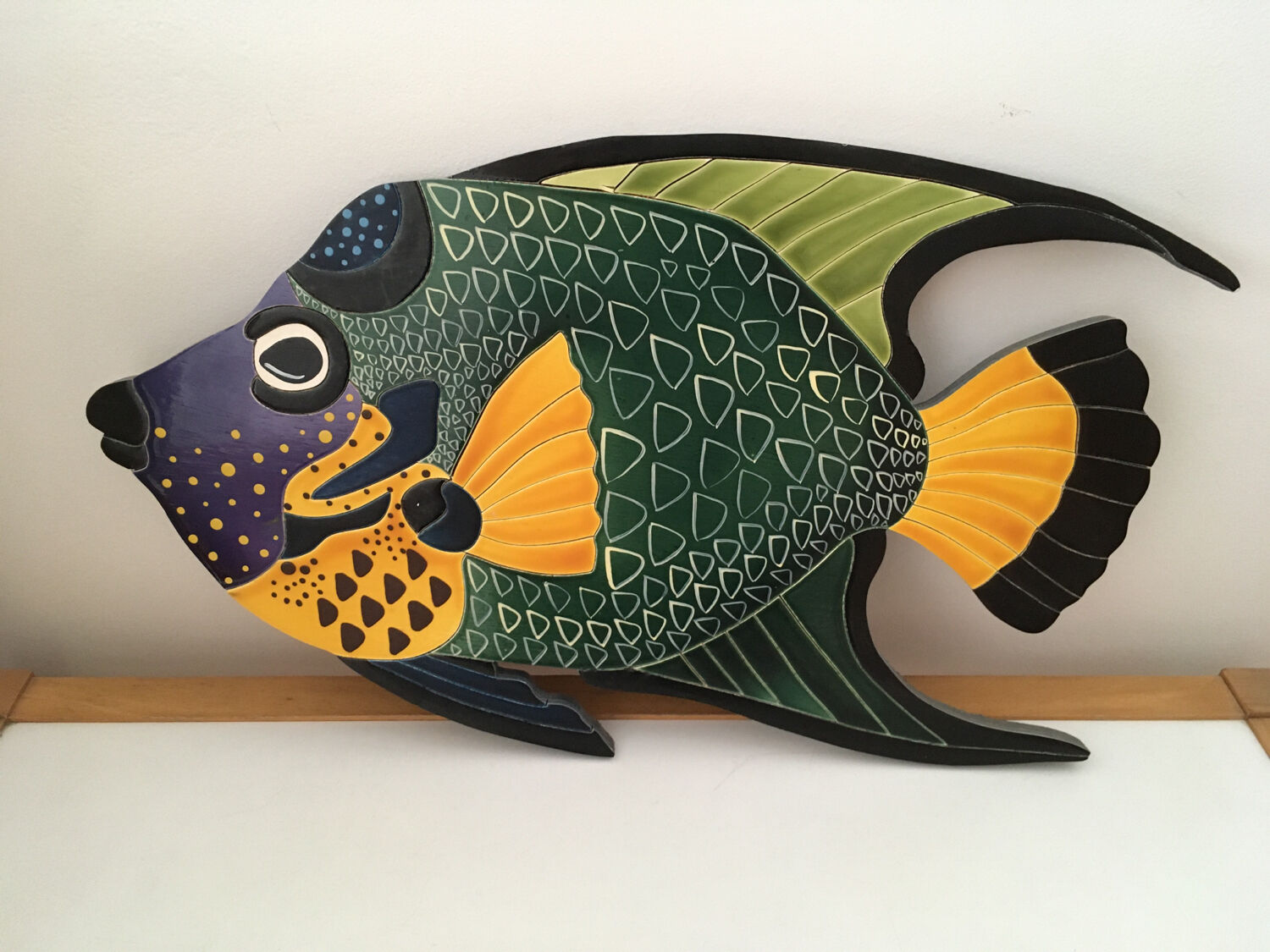 Ethical decorative fish painting.