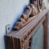 Breton trumeau wall mirror