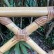Tête de lit en rotin 158cm