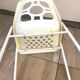 Lot de 4 fauteuils empilables années 60-70 en métal et plastique jardin