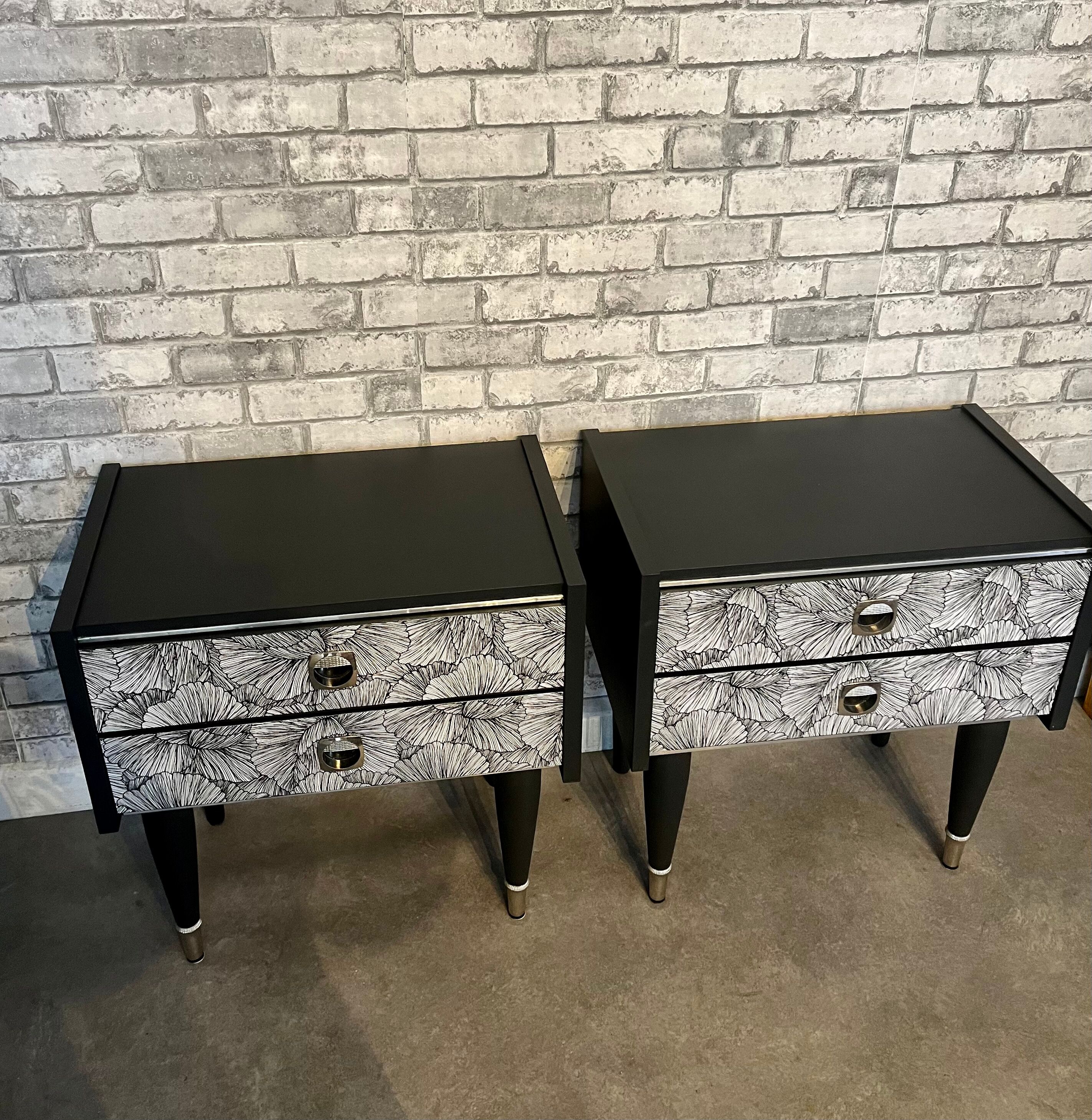 Vintage bedside duo