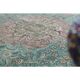❤1970s Vintage Persian Handmade Wool Cotton Blue Area Rug❤ 302x376