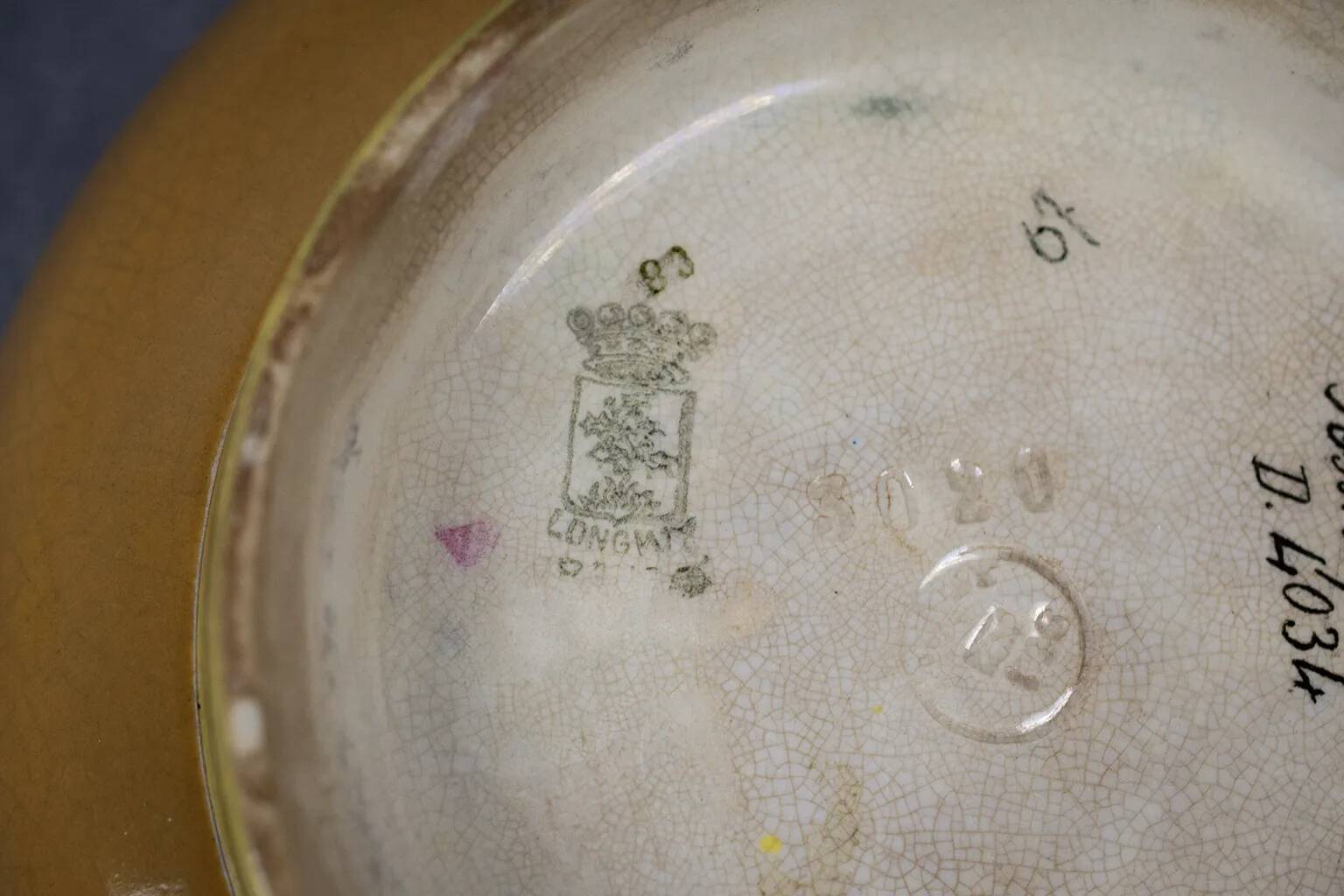 Longwy cloisonné enamel footed bowl – Art Deco floral decoration