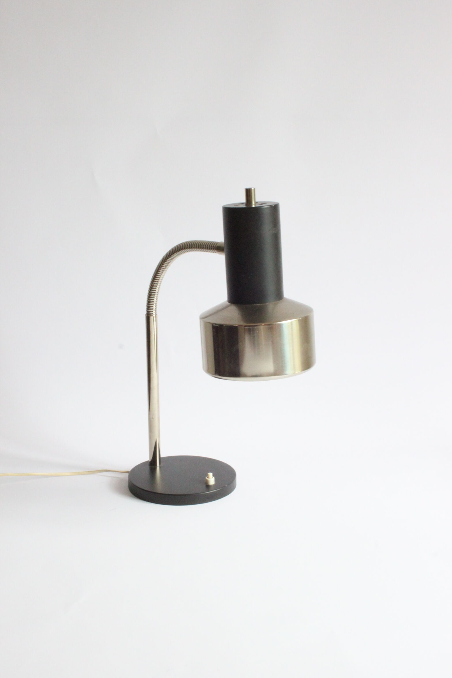 Gooseneck Copper Desk Lamp by Massive Belgium 1960s