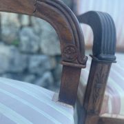 Paire de fauteuils français en Acajou d’époque restauration
