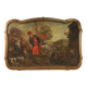 Great 17th century Italian painting, the sacking of the city